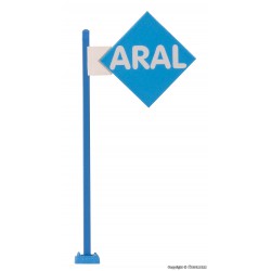 VIESSMANN 1376 1/87 ARAL sign with LED lighting