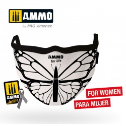 AMMO BY MIG A.MIG-8074 AMMO FACE MASK for Life "Butterfly"