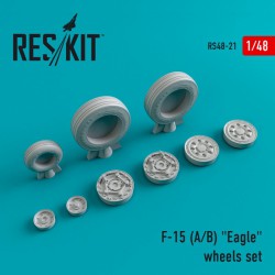 RESKIT RS48-0021 1/48 McDonnell DouglasF-15 (E/I/K) "Strike Eagle" wheels set