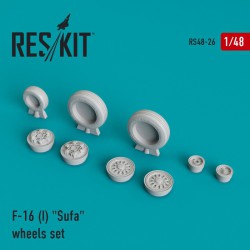 RESKIT RS48-0026 1/48 General Dynamics F-16 (I) "Sufa" wheels set