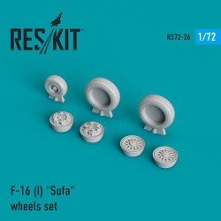 RESKIT RS72-0026 1/72 General Dynamics F-16 (I) "Sufa" wheels set
