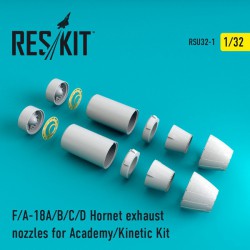 RESKIT RSU32-0001 1/32 F/A-18 Hornet exhaust nozzles