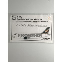 DECALES DE GUIDO 918-144 1/144 Frontier Airlines Airbus A319 "Jake" Whitetail Deer