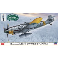 HASEGAWA 07494 1/48 Messerschmitt Bf109G-6 'Juutilainen' w/Figure