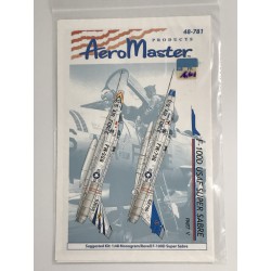 AEROMASTER 48-781 1/48 F-100D USAF SUPER Sabre Part V
