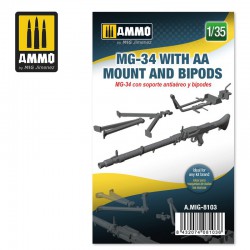 AMMO BY MIG A.MIG-8103 1/35 MG-34 WITH AA MOUNT AND BIPODS
