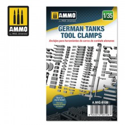 AMMO BY MIG A.MIG-8106 1/35 GERMAN TANKS TOOL CLAMPS