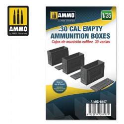 AMMO BY MIG A.MIG-8107 1/35 .30 CAL EMPTY AMMUNITION BOXES
