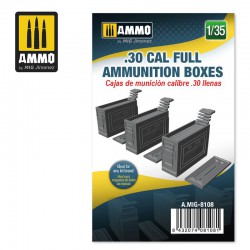 AMMO BY MIG A.MIG-8108 1/35 .30 CAL FULL AMMUNITION BOXES