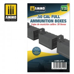 AMMO BY MIG A.MIG-8110 1/35 .50 CAL FULL AMMUNITION BOXES