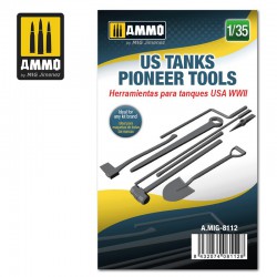 AMMO BY MIG A.MIG-8112 1/35 US WWII Tank Pioneer Tools
