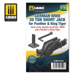 AMMO BY MIG A.MIG-8122 1/35 German WWII 20 ton Short Jack for Panther & King Tiger