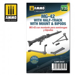 AMMO BY MIG A.MIG-8123 1/35 MG-42 with Half-Track Mount and Bipods