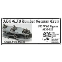COPPER STATE MODEL F32022 1/32 AEG G.IV Bomber German Crew