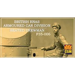 COPPER STATE MODEL F35006 1/35 British RNAS Armoured Car Division seated crewman