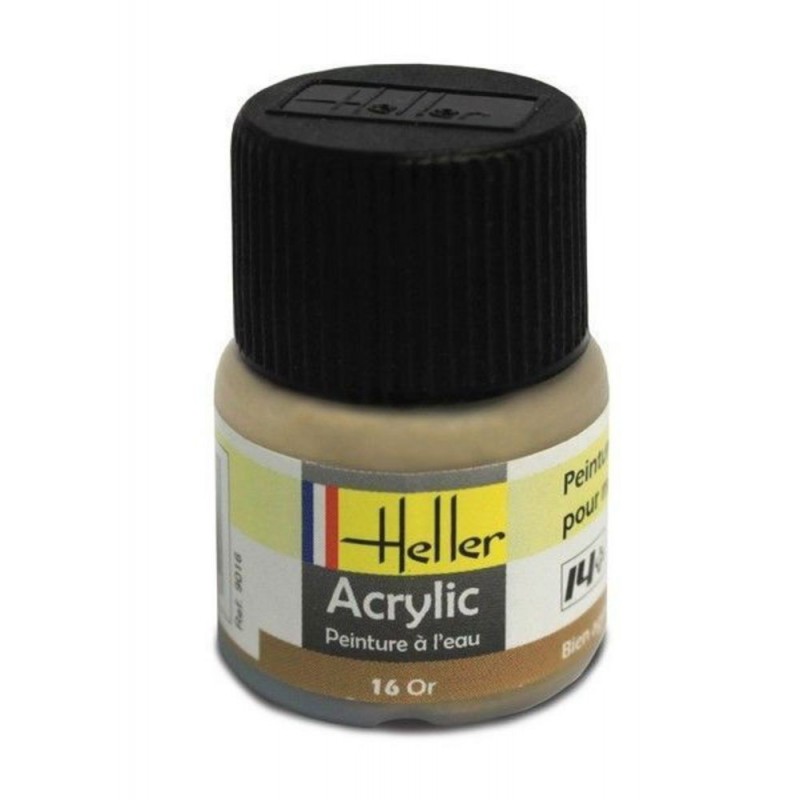 HELLER 9016 Peinture Acrylique 016 Or 12ml