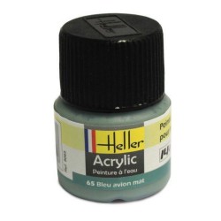 HELLER 9065 Peinture Acrylique 065 Bleu Avion Mat 12ml