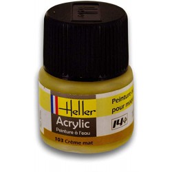 HELLER 9103 Peinture Acrylique 103 Creme Mat 12ml