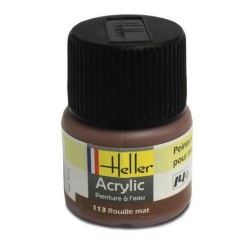 HELLER 9113 Peinture Acrylique 113 Rouille Mat 12ml