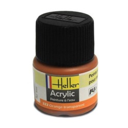 HELLER 9322 Peinture Acrylique 322 Orange Transparent 12ml