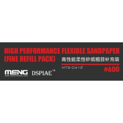 MENG MTS-041d Papier Abrasif Haute Performance Grain 600 (6 pièces)
