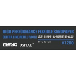MENG MTS-042b Papier Abrasif Haute Performance Grain 1200 (6 pièces)