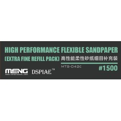 MENG MTS-042c Papier Abrasif Haute Performance Grain 1500 (6 pièces)