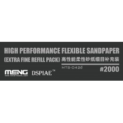 MENG MTS-042d High Performance Flexible Sandpaper (Extra Fine Refill Pack/2000)