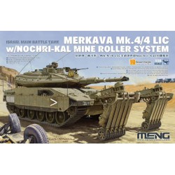 MENG TS-049 1/35 Israel Main Battle Tank Merkava Mk.4/4LIC w/Nochri-Kal Mine Roller System