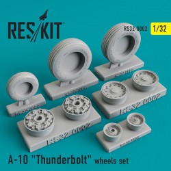 RESKIT RS32-0002 1/32 Fairchild Republic A-10 Thunderbolt wheels