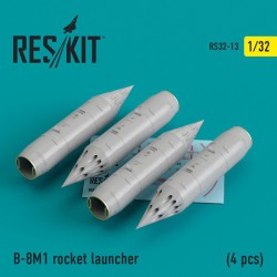 RESKIT RS32-0013 1/32 B-8M1 rocket launcher (4 pcs) Mig-23/27/29