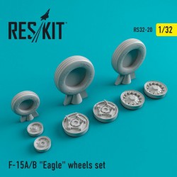 RESKIT RS32-0020 1/32 F-15 (A/B) Eagle wheels set