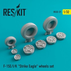 RESKIT RS32-0021 1/32 F-15 (E/I/K) Strike Eagle wheels set