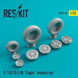 RESKIT RS32-0022 1/32 F-15 (C/D/J/N) Eagle wheels set