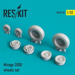 RESKIT RS32-0034 1/32 Mirage 2000 wheels set