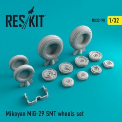 RESKIT RS32-0090 1/32 Mikoyan MiG-29 SMT wheels set