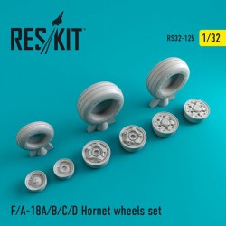 RESKIT RS32-0125 1/32 F-18 Hornet wheels set