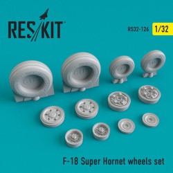 RESKIT RS32-0126 1/32 F-18 Super Hornet wheels set