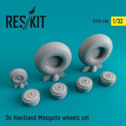 RESKIT RS32-0240 1/32 De Havilland Mosquito wheels set