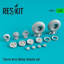 RESKIT RS35-0001 1/35 Cierva Avro (Rota) wheels set