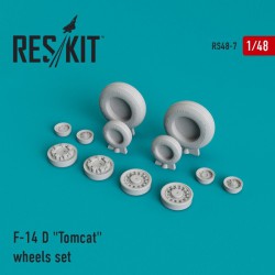 RESKIT RS48-0007 1/48 F-14 D Tomcat wheels set
