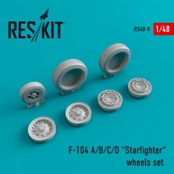 RESKIT RS48-0008 1/48 F-104 A/B/C/D Starfighter wheels set