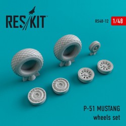 RESKIT RS48-0012 1/48 P-51 MUSTANG wheels set