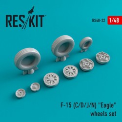 RESKIT RS48-0022 1/48 F-15 (C/D/J/N) Eagle wheels set