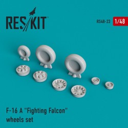 RESKIT RS48-0023 1/48 F-16 A Fighting Falcon wheels set