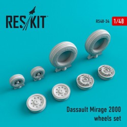 RESKIT RS48-0034 1/48 Dassault Mirage 2000 wheels set