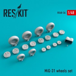 RESKIT RS48-0036 1/48 MiG-31 wheels set