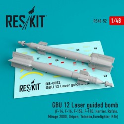 RESKIT RS48-0052 1/48 GBU 12 Bomb (2 pcs) (F-14