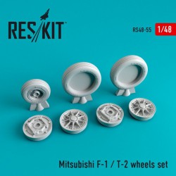 RESKIT RS48-0055 1/48 Mitsubishi F-1 / T-2 wheels set