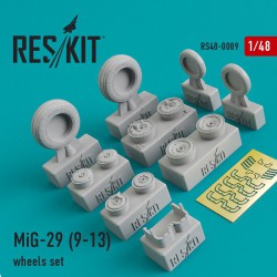 RESKIT RS48-0089 1/48 MiG-29 (9-13) wheels set